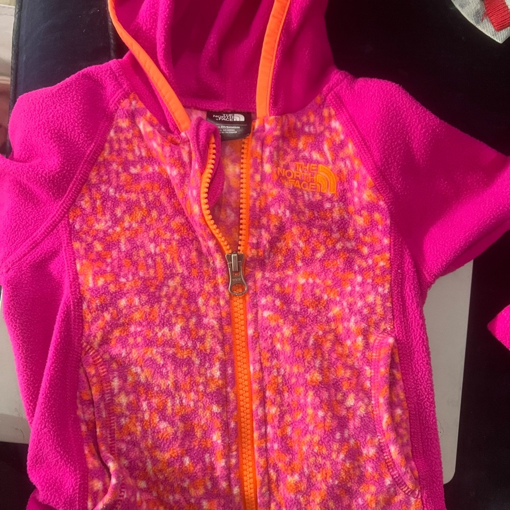 The North Face Toddler Pink and Orange Jacket